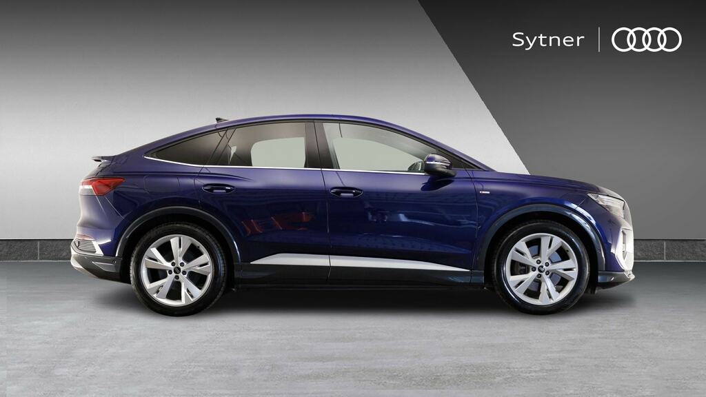 Audi Q4 E Tron 210Kw 45 82Kwh S Line Leathertech Pro FL74RWY Blue #4