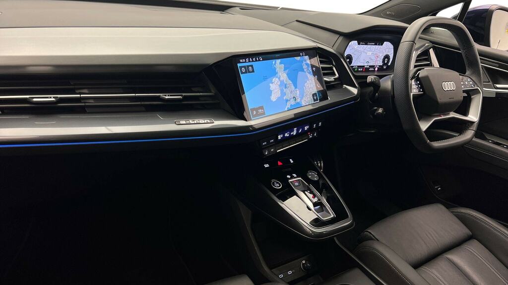 Audi Q4 E Tron 210Kw 45 82Kwh S Line Leathertech Pro FL74RWY Blue #2
