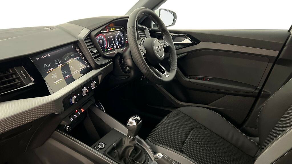 Audi A1 30 Tfsi S Line FM26OUA White #2