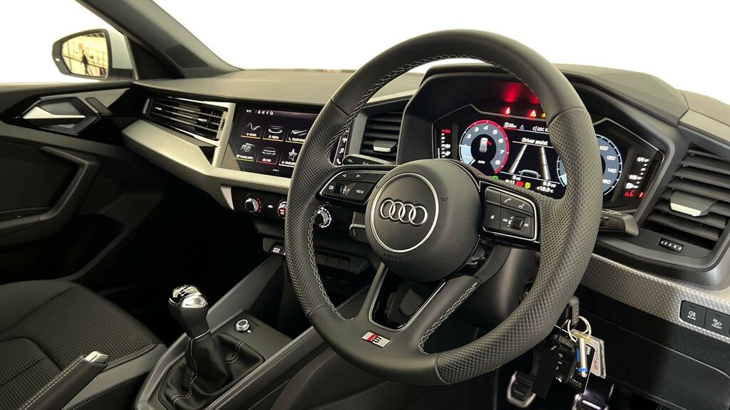 Audi A1 30 Tfsi S Line FM26OUA White #6