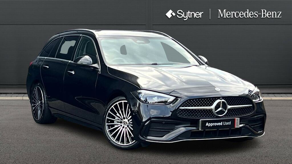 Mercedes-Benz C Class C200 Amg Line Premium Plus 9G-tronic KS25VDM Black