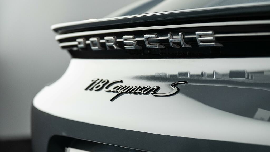 Porsche 718 Cayman Coupe Black #23