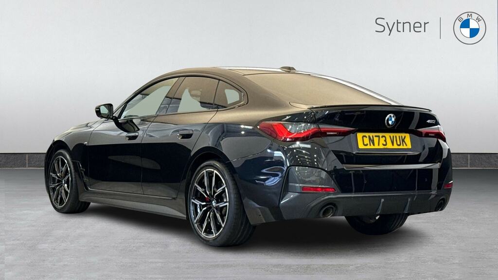 BMW 4 Series Gran Coupe 420I M Sport Step Pro Pack CN73VUK Black #2