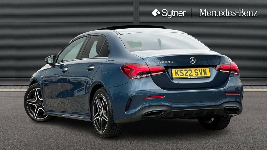 Mercedes-Benz A Class A200d Amg Line Premium Plus Edition Blue #2