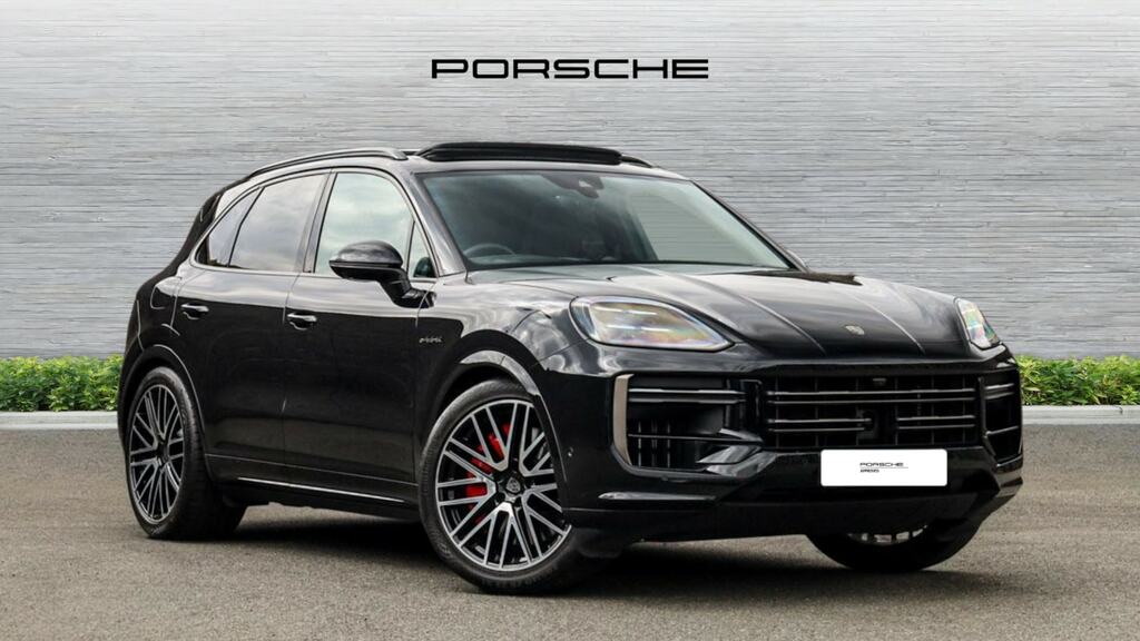 Porsche Cayenne Turbo E-hybrid Tiptronic S Black #3