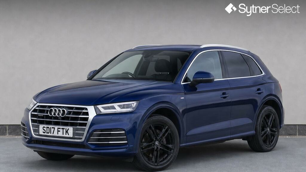 Audi Q5 2.0 Tdi Quattro S Line S Tronic SD17FTK Blue #2