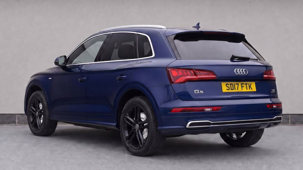 Audi Q5 2.0 Tdi Quattro S Line S Tronic SD17FTK Blue #3