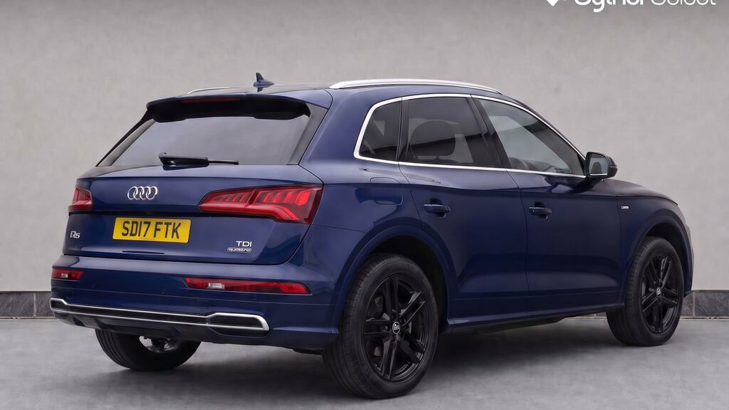 Audi Q5 2.0 Tdi Quattro S Line S Tronic SD17FTK Blue #4