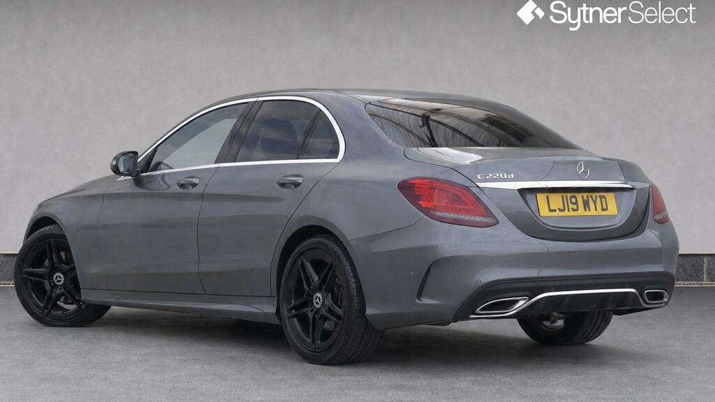 Mercedes-Benz C Class C220d Amg Line Premium 9G-tronic LJ19WYD Grey #3