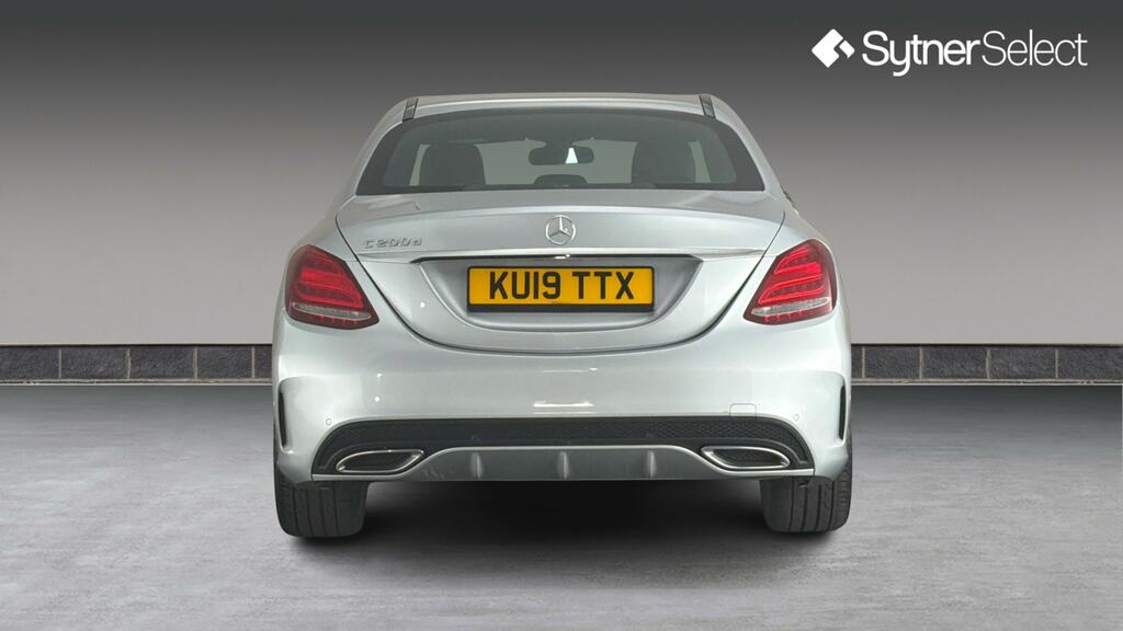 Mercedes-Benz C Class C200d Amg Line Silver #5