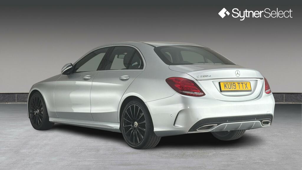 Mercedes-Benz C Class C200d Amg Line Silver #2