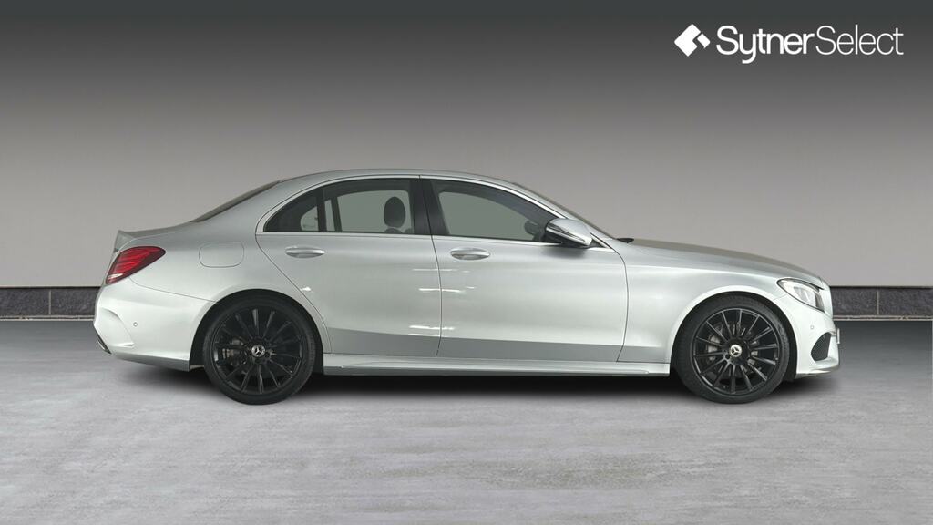 Mercedes-Benz C Class C200d Amg Line Silver #3