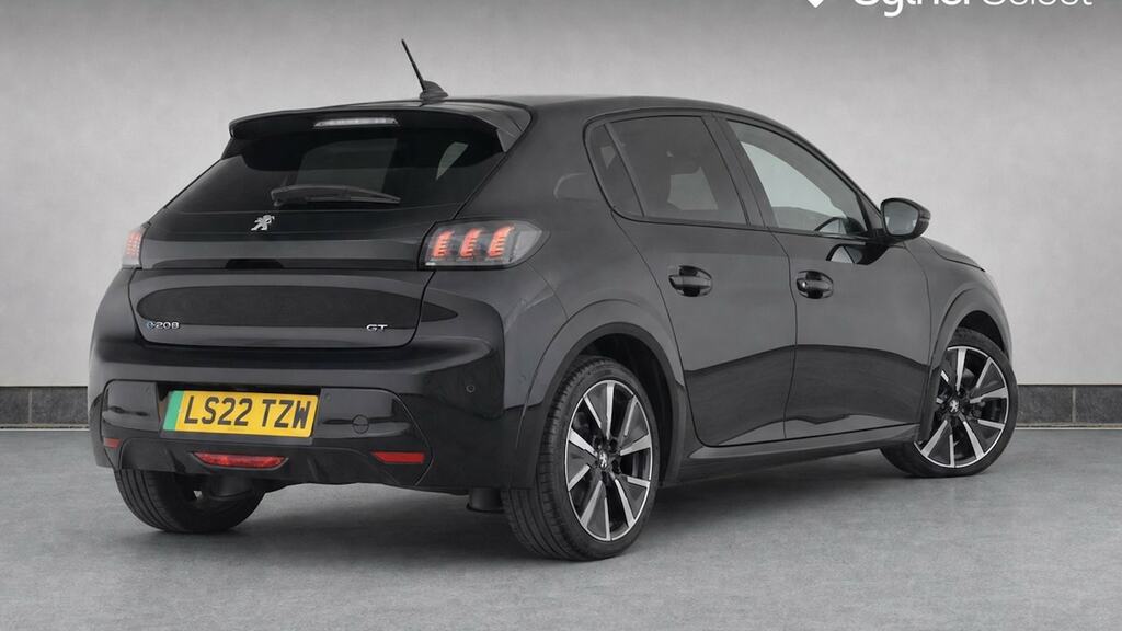 Peugeot e-208 100Kw Gt Premium 50Kwh Black #4