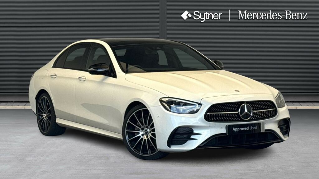 Mercedes-Benz E Class E220d Amg Line Night Edition Prem 9G-tronic White