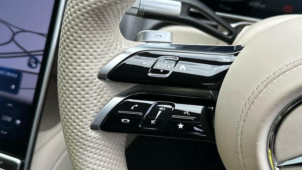 Mercedes-Benz S Class Saloon White #14