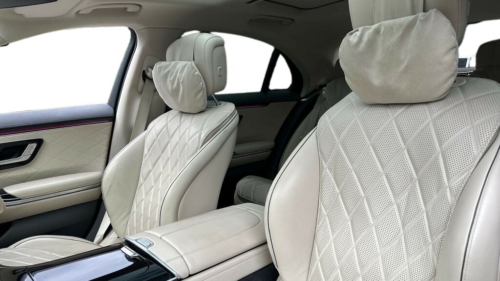 Mercedes-Benz S Class Saloon White #11
