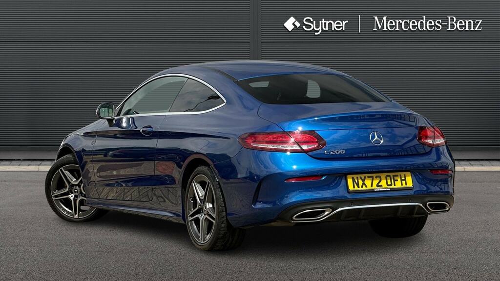 Mercedes-Benz C Class C200 Amg Line Edition 9G-tronic NX72OFH Blue #2