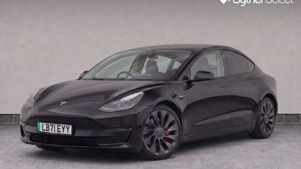 Tesla Model 3 Performance Awd Performance Upgrade LB71EYY Black #2