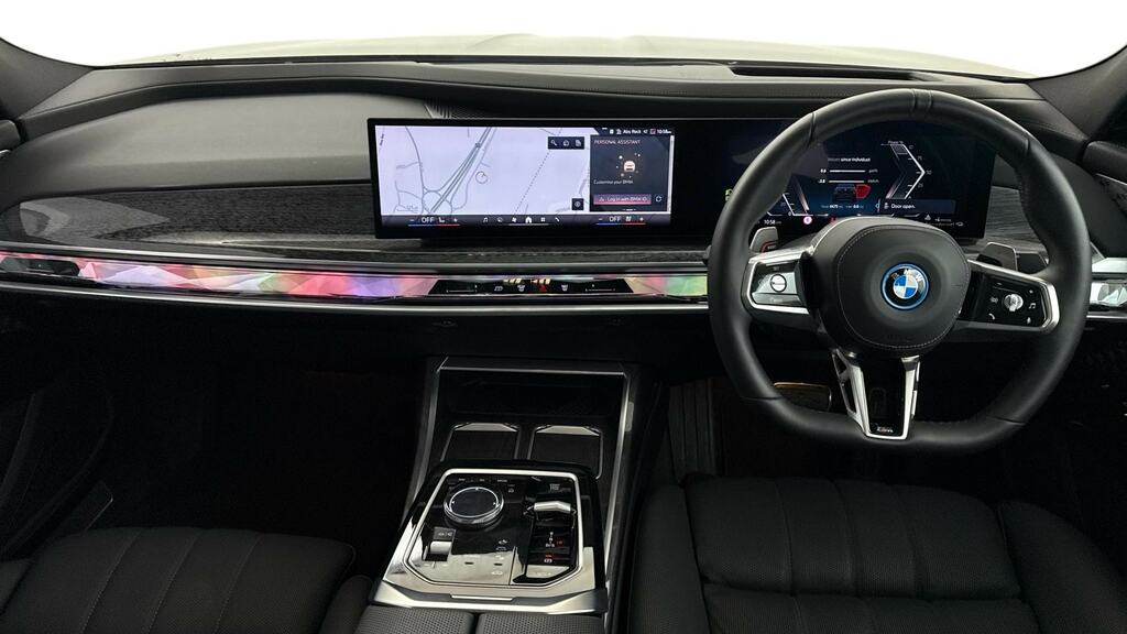BMW 7 Series 750E Xdrive M Sport Black #4