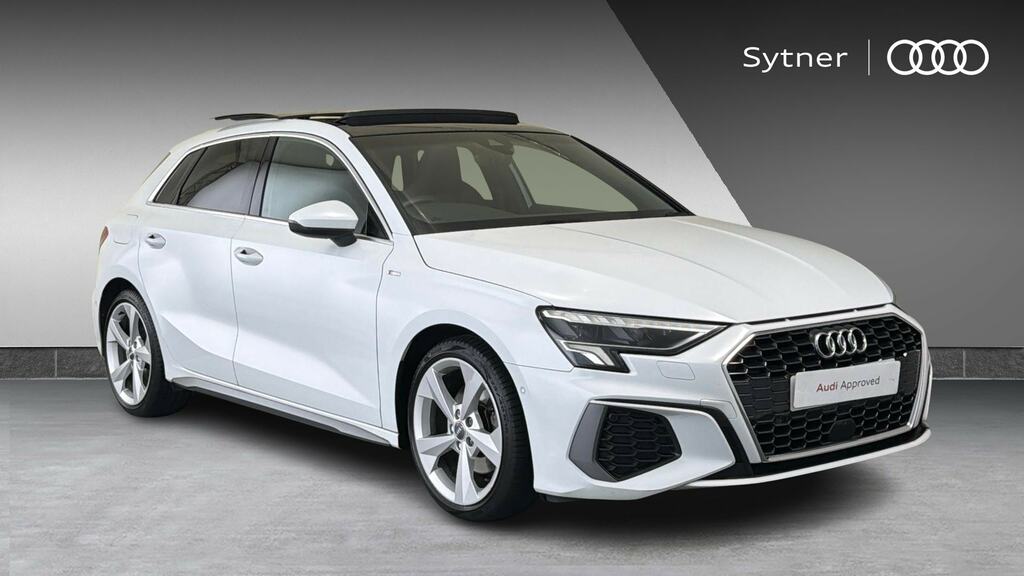 Audi A3 35 Tfsi S Line S Tronic Comfortsound White