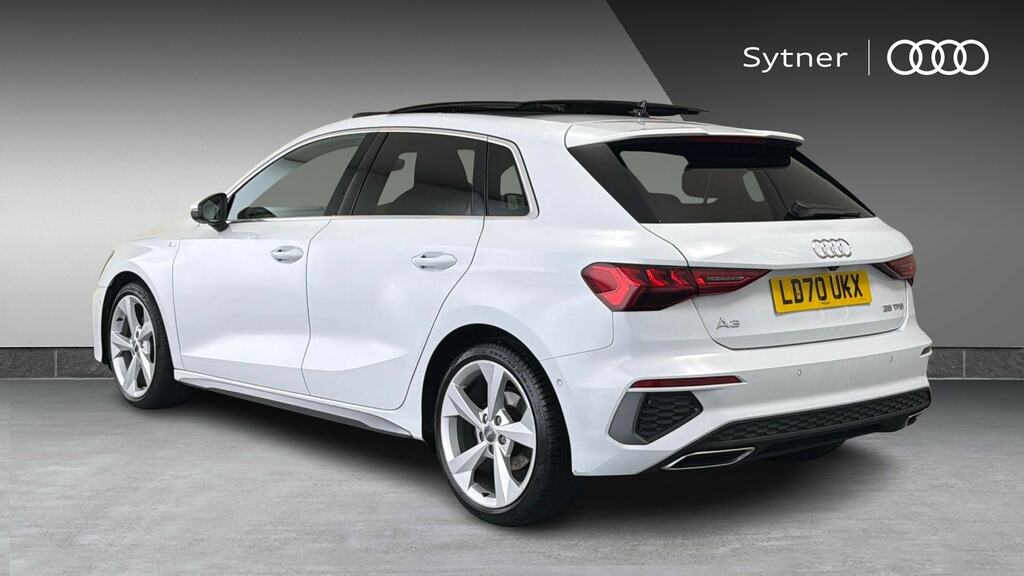 Audi A3 35 Tfsi S Line S Tronic Comfortsound White #3
