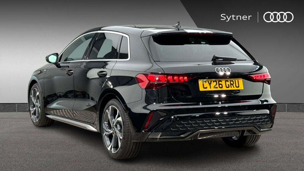 Audi A3 1.5 Tfsi 150 S Line Tech Pack Pro CY26GRU Black #3