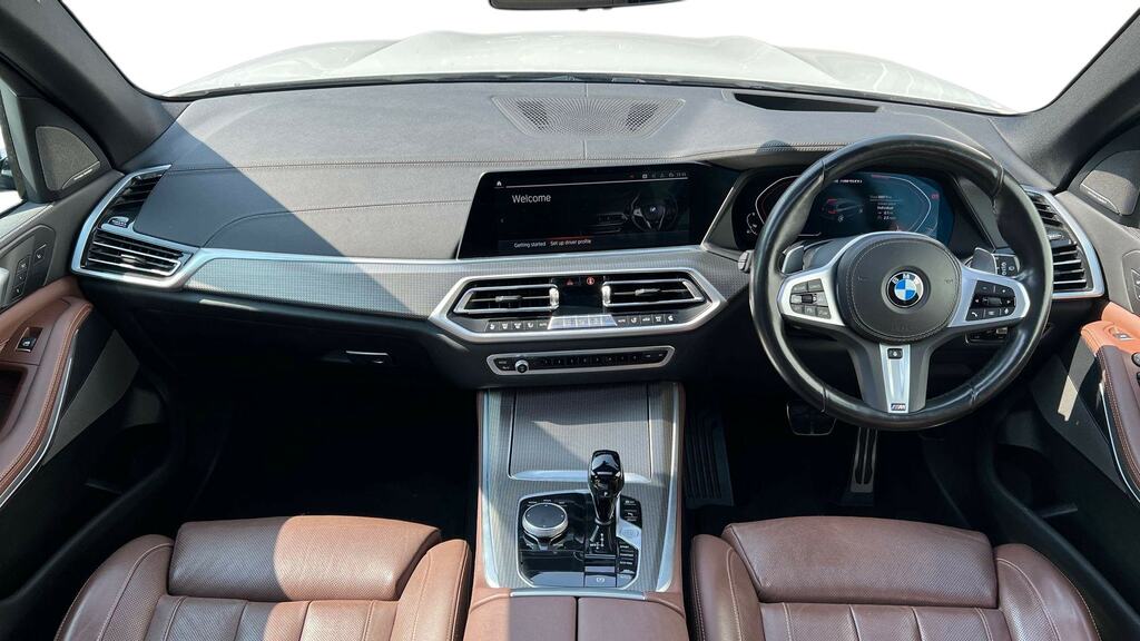 BMW X5 Xdrive M50i White #4