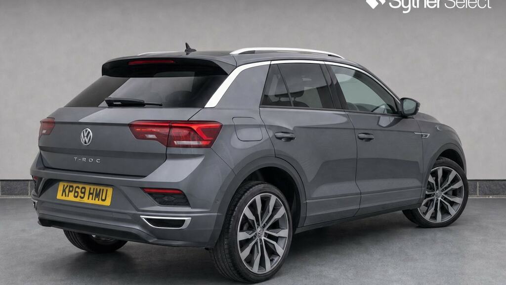 Volkswagen T-Roc 2.0 Tdi R-line Dsg Grey #4