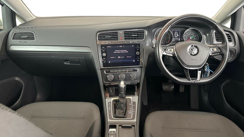 Volkswagen Golf 1.6 Tdi Match Dsg White #6