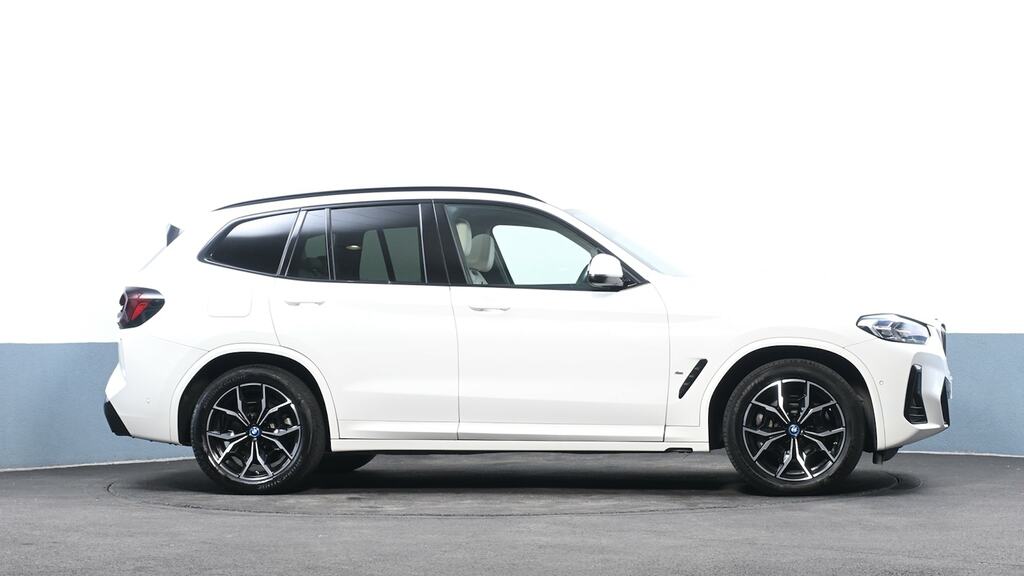BMW X3 Xdrive20d Mht M Sport Step White #3