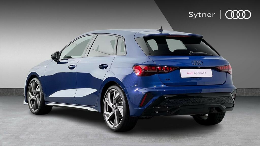 Audi A3 1.5 Tfsi 150 Black Ed S Tronic Tech Pack DX75RXW Blue #3