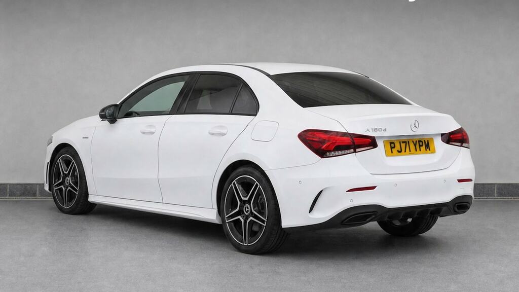 Mercedes-Benz A Class A180d Amg Line Executive Edition PJ71YPM White #3