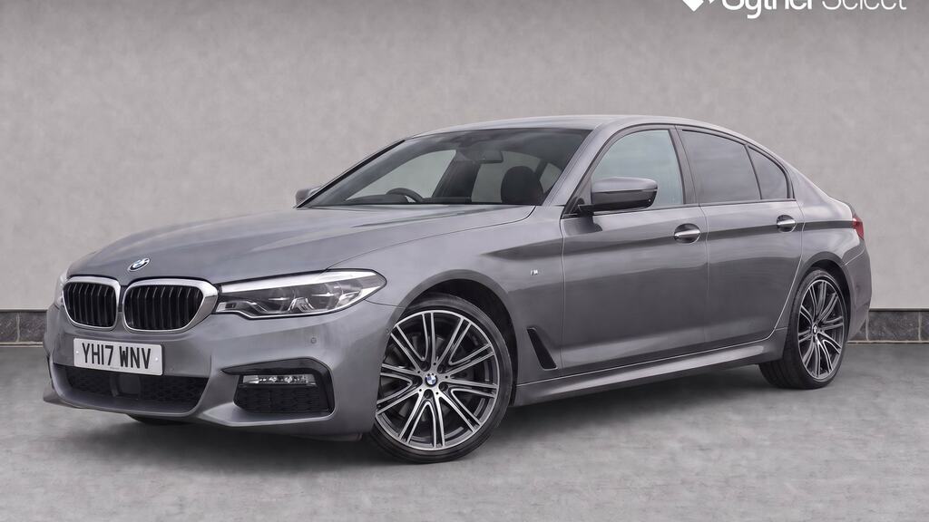BMW 5 Series 520D Xdrive M Sport Blue #2