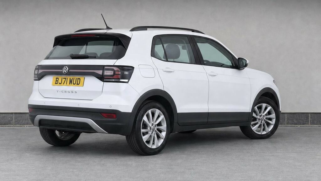 Volkswagen T-Cross 1.0 Tsi 110 Se Dsg White #4