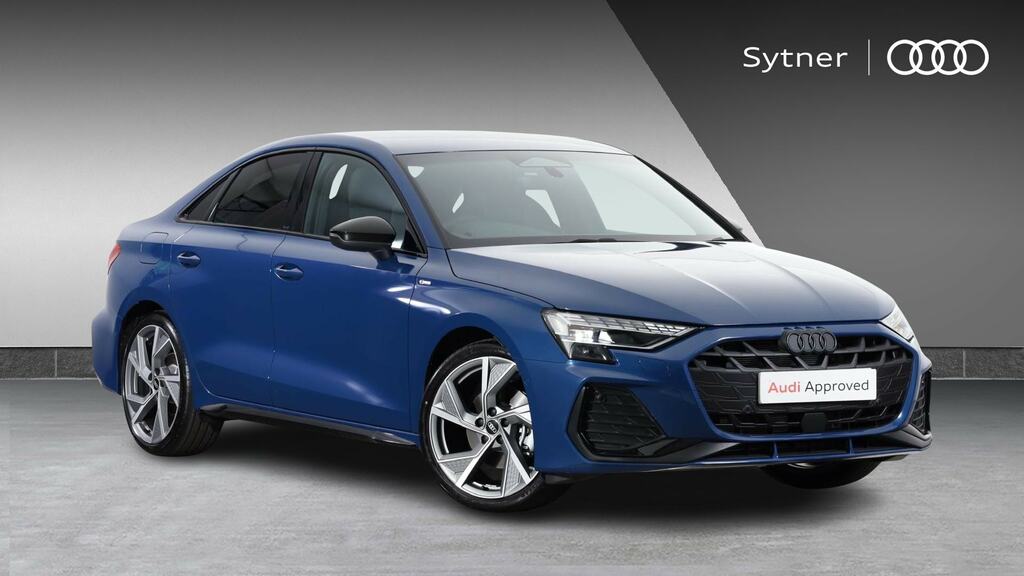 Audi A3 1.5 Tfsi 150 Black Edition S Tronic FM26YXE Blue