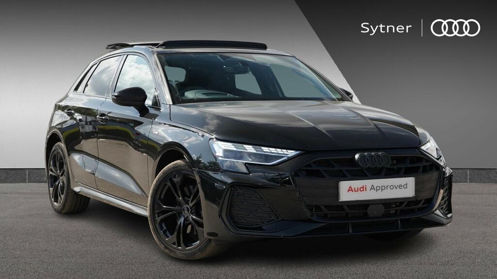 Audi A3 1.5 Tfsi E 204 Black Ed S Tronic Tech Pack YH26XRW Black
