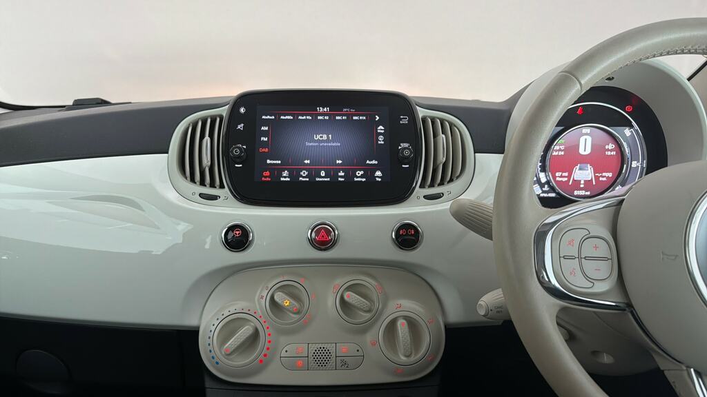 Fiat 500C Dolcevita Dualogic White #11