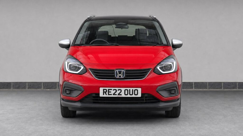 Honda Jazz 1.5 I-mmd Hybrid Crosstar Ex Ecvt Red #5