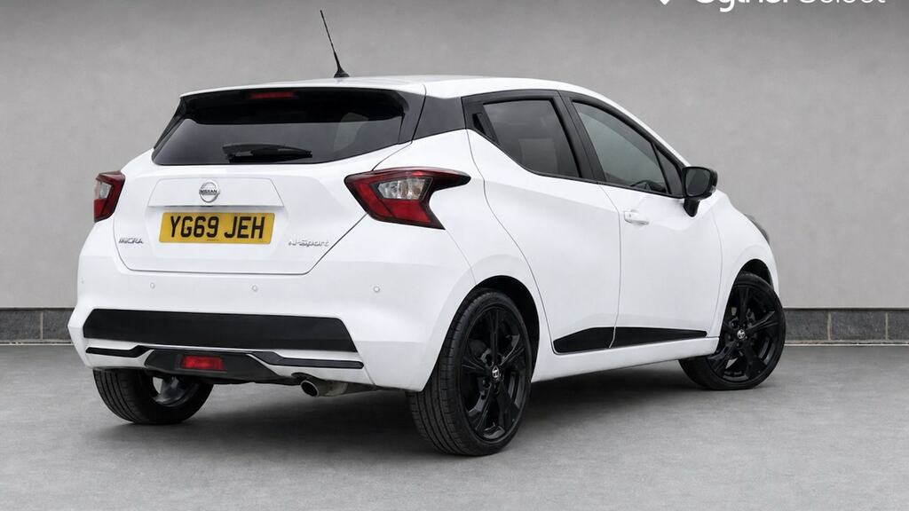 Nissan Micra 1.0 Dig-t 117 N-sport White #4
