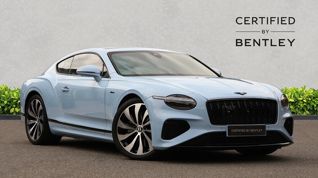 Bentley Continental Gt 4.0 V8 Hybrid Azure Blackline Spec Blue