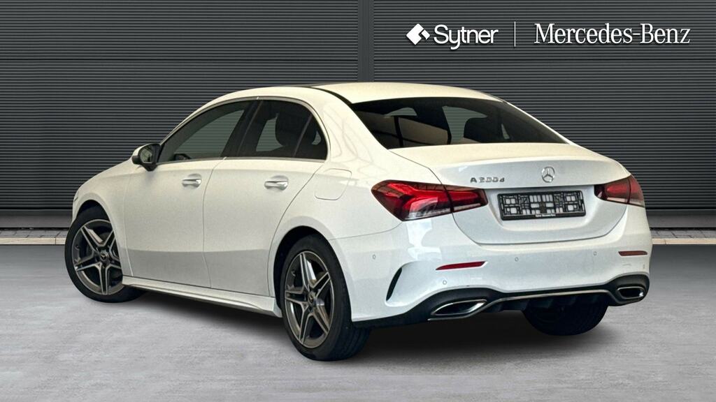 Mercedes-Benz A Class A200d Amg Line Premium Plus KR21JKO White #2