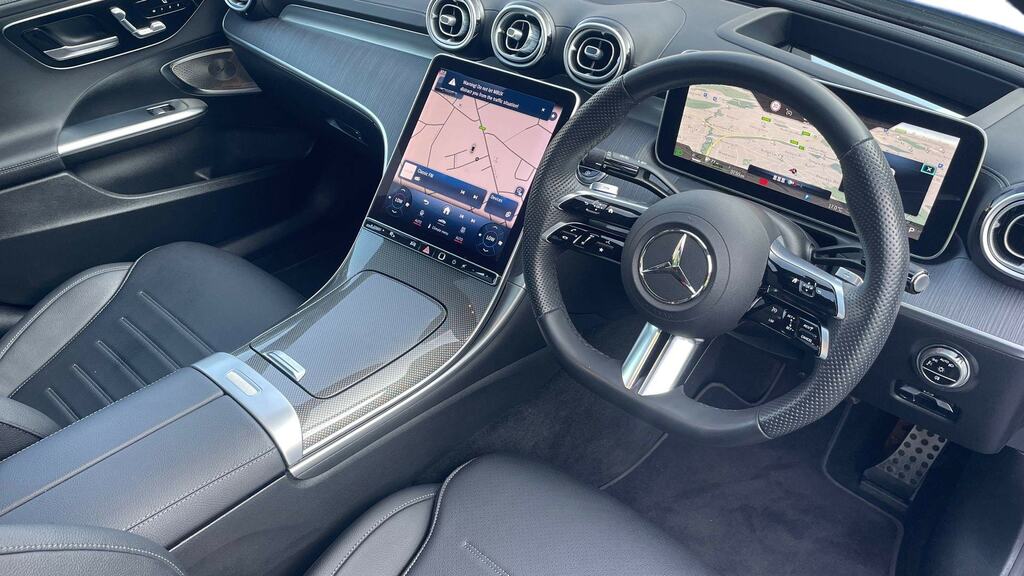 Mercedes-Benz C Class C300 Amg Line Premium Plus 9G-tronic Blue #3
