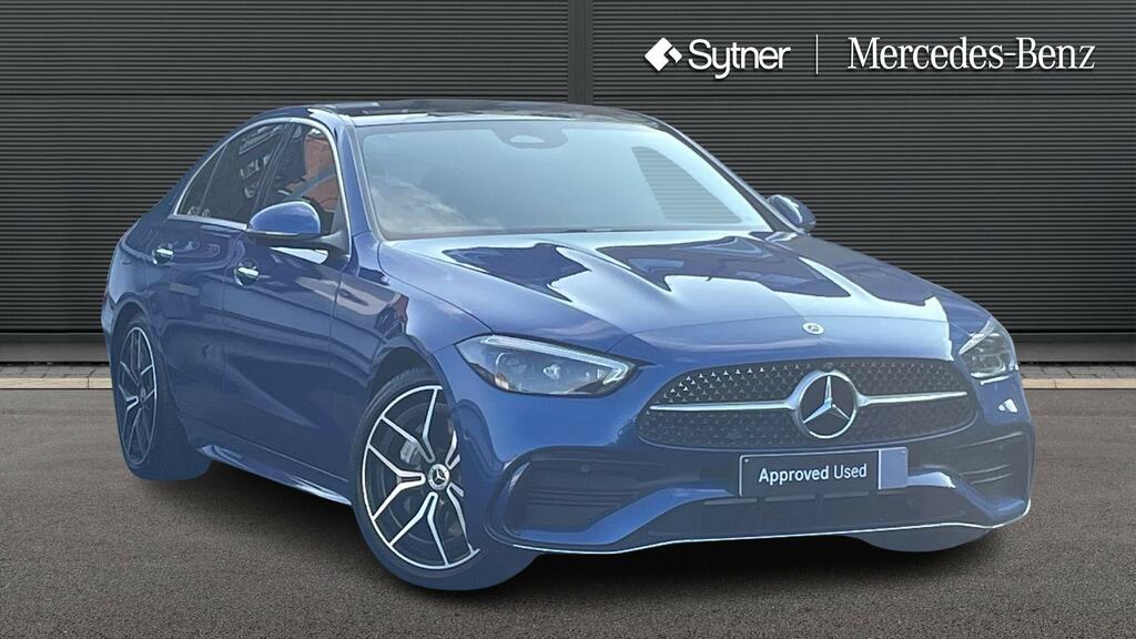 Mercedes-Benz C Class C300 Amg Line Premium Plus 9G-tronic Blue