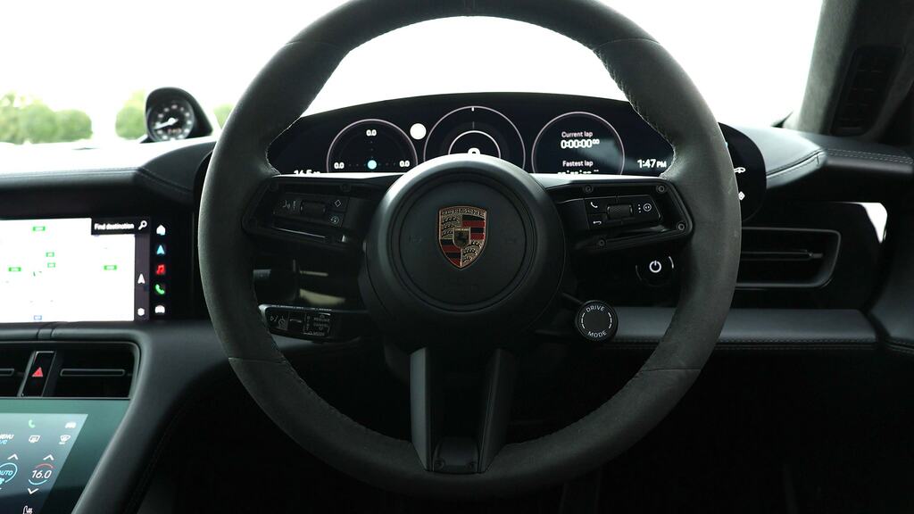 Porsche Taycan Estate Silver #16