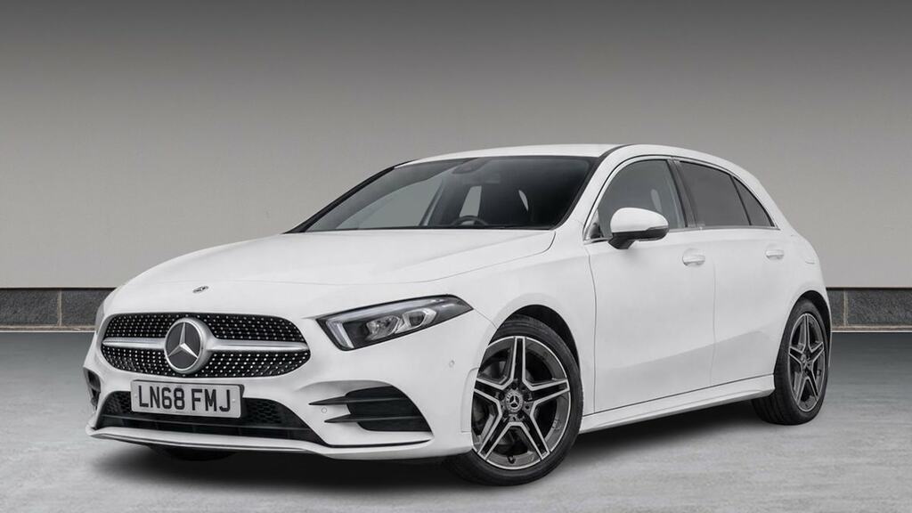 Mercedes-Benz A Class A200 Amg Line Executive LN68FMJ White #2