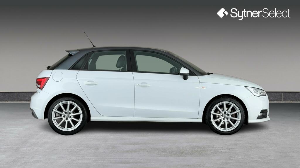Audi A1 1.6 Tdi S Line Nav S Tronic White #3