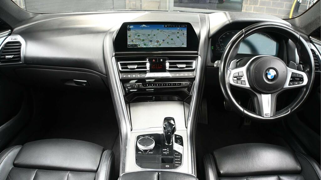 BMW 8 Series Gran Coupe M850i Xdrive Black #4