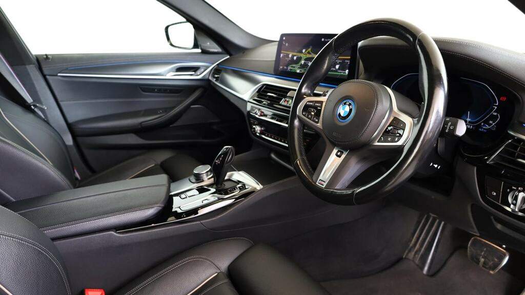 BMW 5 Series 530E M Sport Techpro Pack Blue #6