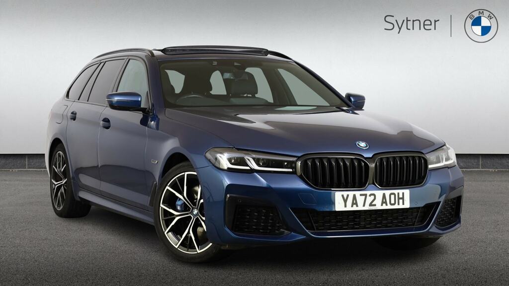 BMW 5 Series 530E M Sport Techpro Pack Blue