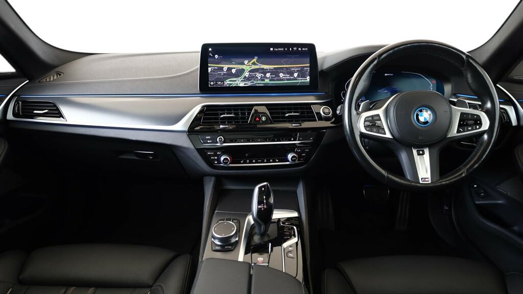 BMW 5 Series 530E M Sport Techpro Pack Blue #4
